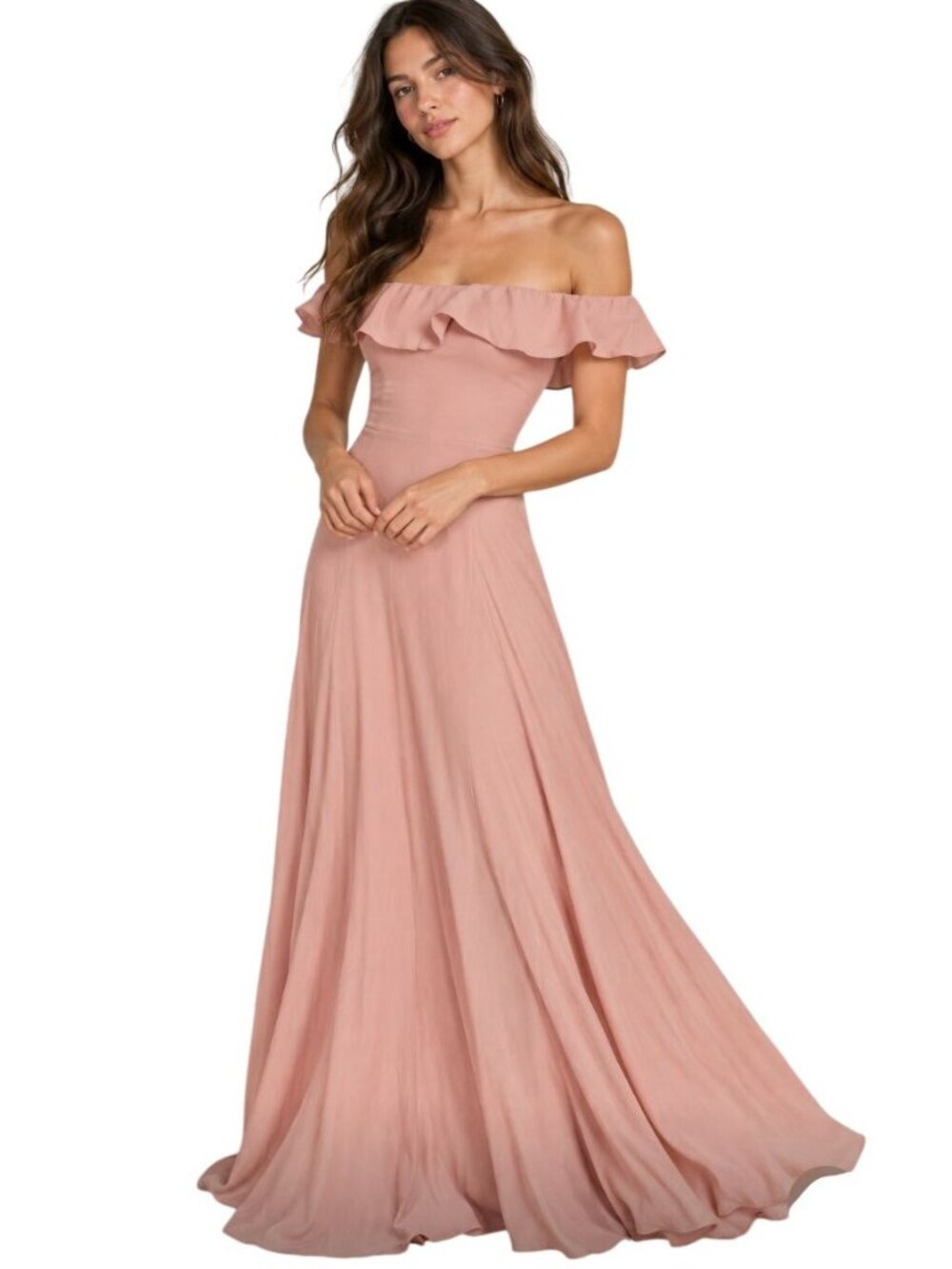 Reformation Verbena Maxi Gown in Blush Pink Homecoming Dress - Size XS